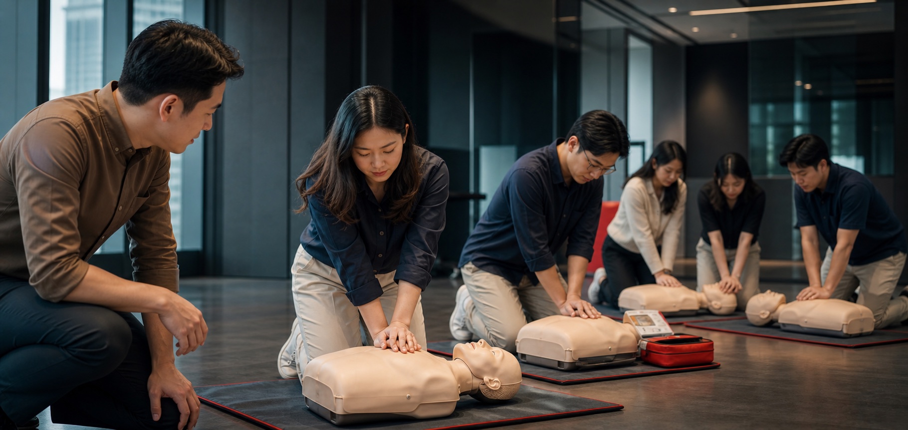 บรรยากาศIn-house Training ที่ JiaCPR